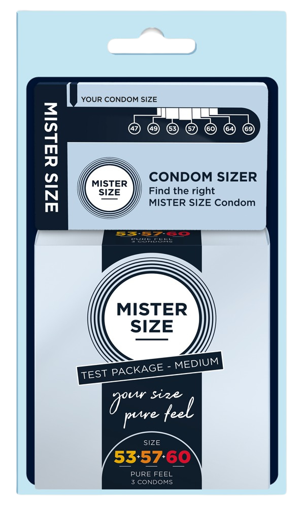 Kit de tamanhos do Mister Size